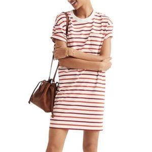 Madewell striped t-shirt dress (New)